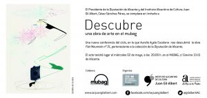 DESCOBREIX UNA OBRA D'ART EN EL MUBAG. 2 DE MAIG DE 2018
